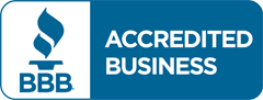 Accredited and rated A+ by BBB